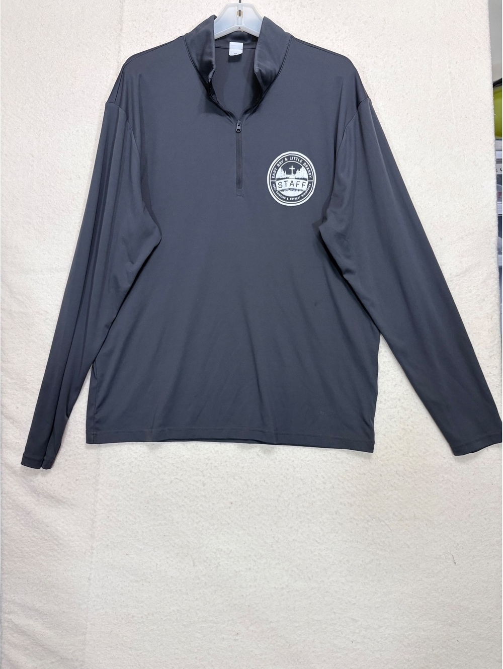 Sport-Tek XL Black Long Sleeve Staff Performance Shirt